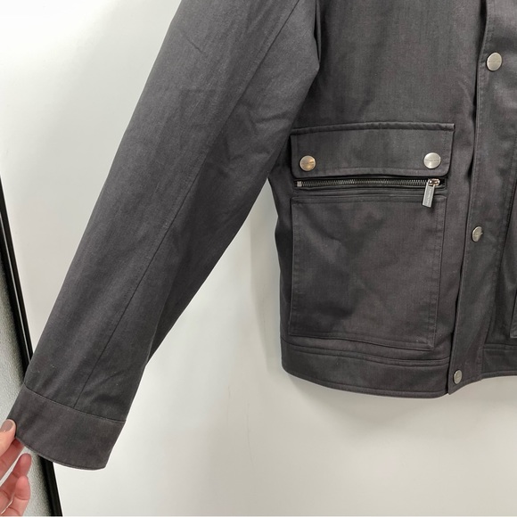 Michael Kors Gray Utility Jacket Men’s L - Picture 4 of 11
